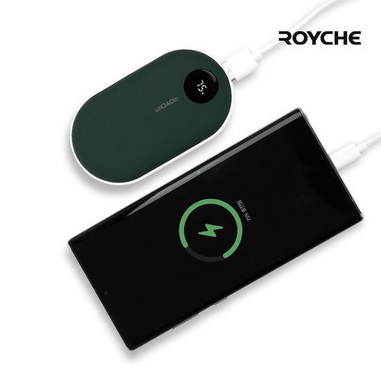 [겨울특가] 로이체 손난로 보조배터리+파우치 3color