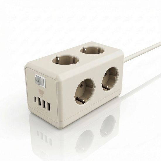 고용량 6구 멀티탭 4포트 USB 멀티충전기 NV202MTT7