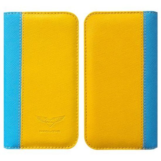 아이폰 5용 브루노 가죽 케이스 (옐로우)