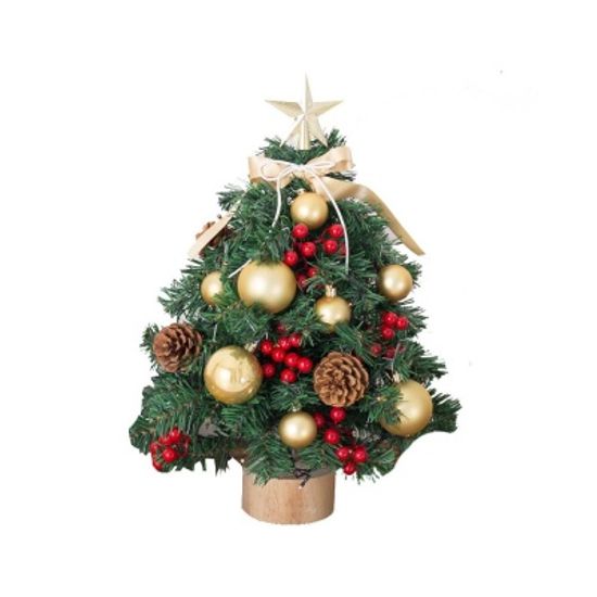 DIY 크리스마스 미니 트리 나무 장식 전구 풀세트 B