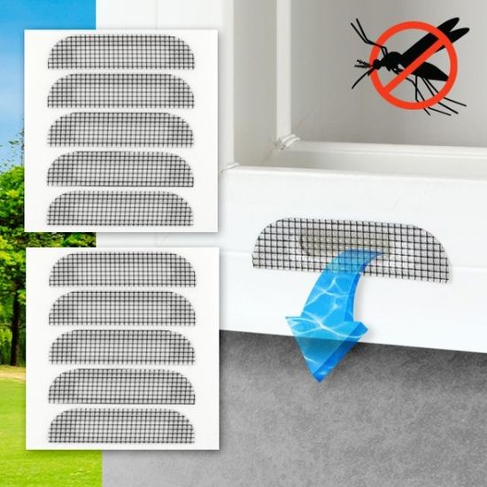 물구멍 방충망(10개)/창문 샷시 창틀 테이프 틈새보수