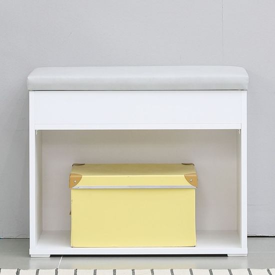 펀치 화이트 현관 수납 벤치 소파 의자 1200 (착불)