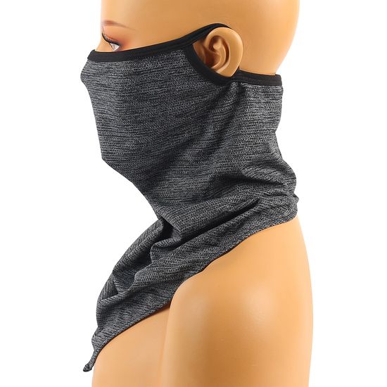 [젠웨어] 썸머 메쉬 귀걸이형 롱 멀티스카프(그레이)