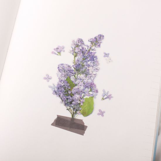 압화스티커_라일락