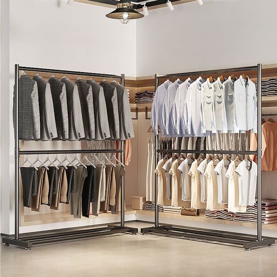 프리미엄 스탠드 행거 옷걸이 이동식 옷장 철제 헹거