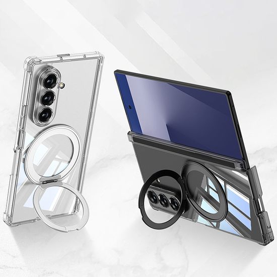 갤럭시z폴드7 마그네틱 힌지 맥세이프 링 투명 케이스