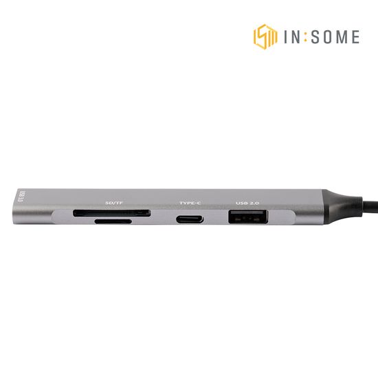 인썸 5in1 USB 3.0 4포트 c타입 멀티 허브 IMH-1