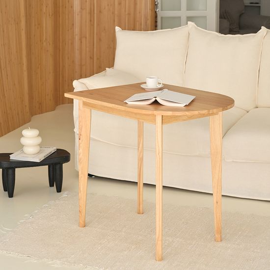 에이든 티크 반타원 테이블 2colors