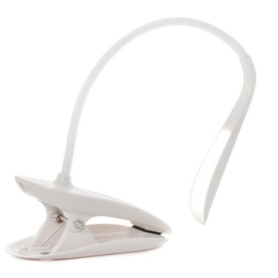 아이린 충전식 무선 집게형 LED 스탠드,화이트