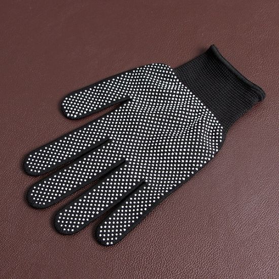 10p 신축성 뛰어난 블랙 도트 장갑/미끄럼방지 목장갑