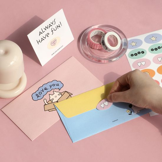 아이코닉 두들 용돈봉투