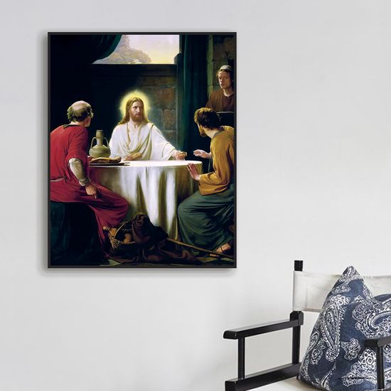 칼 블로흐 - 엠마오의 저녁식사 Supper at Emmeus