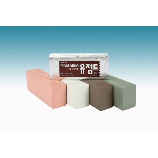 전문가용 유점토(유토)/초록색 1kg