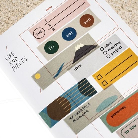 라이프앤피시스 페이퍼 테이프 15mm (11종)