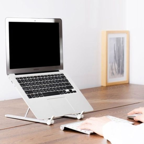 알루미늄 접이식거치대 휴대용 높이조절 노트북받침대