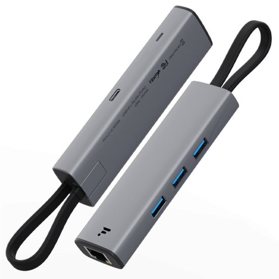 펀디안 USB3.1 Gen1 C타입 기가비트 랜카드 멀티허브
