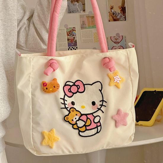 로마니 빅 크로스 퐁신 스타 냥이 숄더백