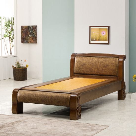 [전국무배] 트리플 황토흙 온돌 침대 싱글 IHM010