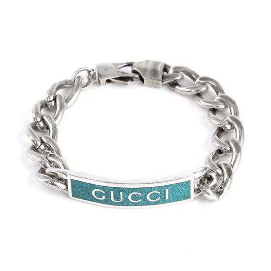 구찌 로고 에나멜 팔찌 YBA678712001