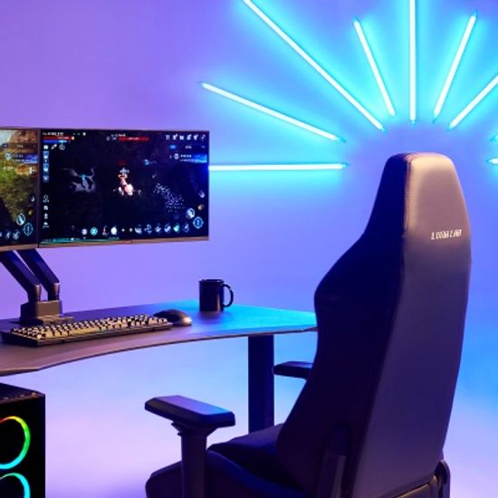 루나랩 컴퓨터 게이밍의자 모델001 올블랙 Large