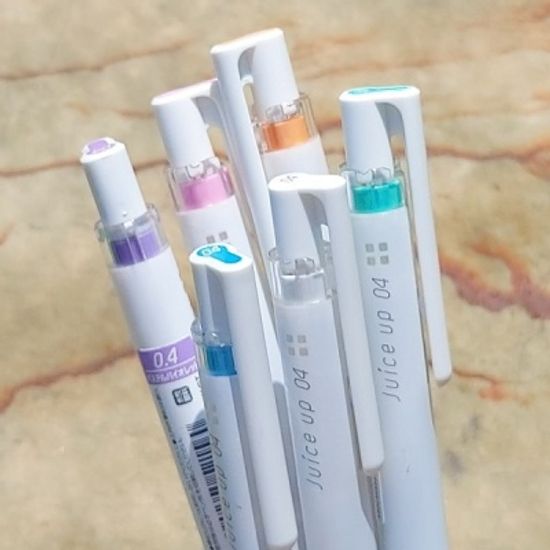 파이롯트 젤잉크 중성펜 0.4mm 쥬스업 6색 파스텔 6CP