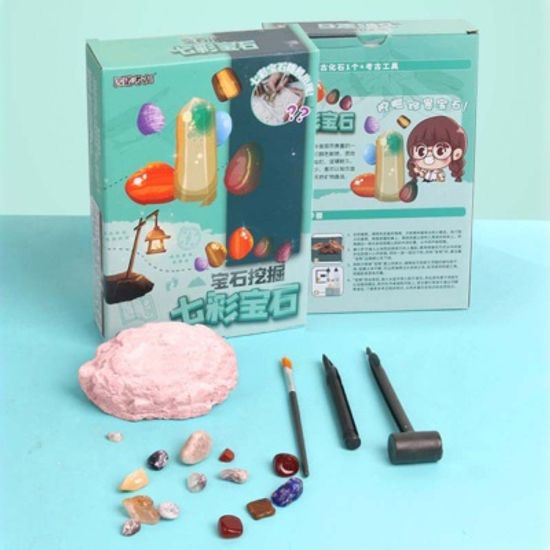 광물 보석 캐기 발굴 키트 토이 집중력 향상 장난감