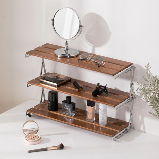 접이식 우드 선반 3단 캠핑 테이블 3단 2size