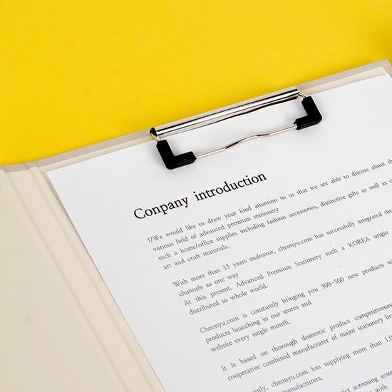 꿈드림22 쓰임앤끌림 이리눕개 A4 클립밴드 커버화일