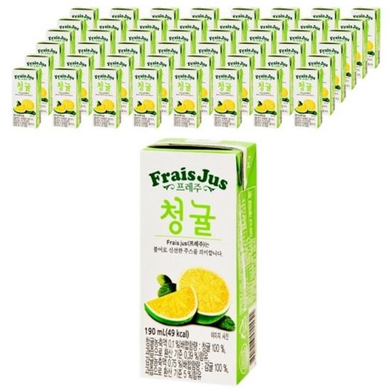 일화 프레주 청귤 190ml 24팩 x 3박스