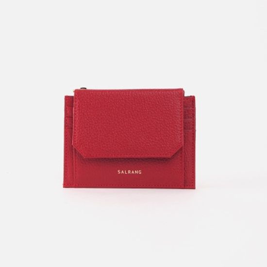 Reims 303S Cover card Wallet cherry red 커버 카드 월렛 체리레드