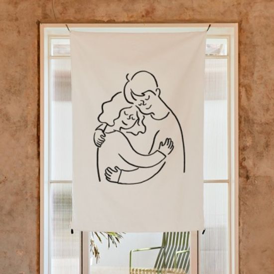 허그 시리즈 패브릭 포스터 / 가리개커튼