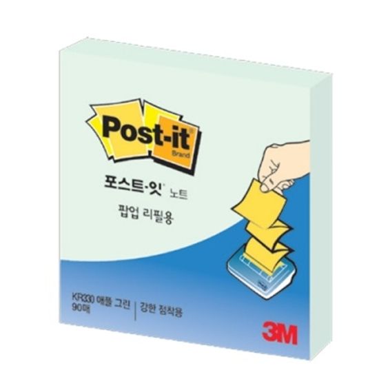 [3M] 포스트잇 팝업리필KR-330 애플민트 [개/1] 90334