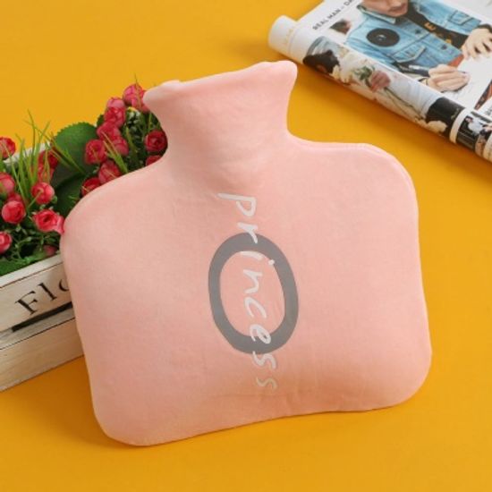 레터링 보온 물주머니(800ml) (핑크)