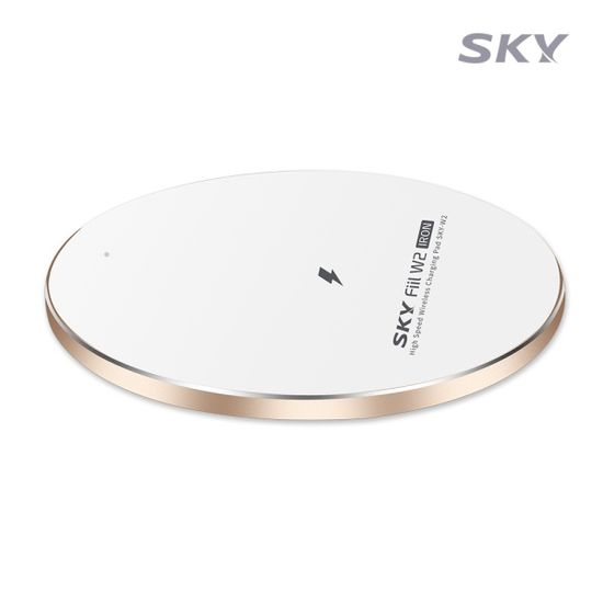 스카이 필 W2 아이언 메탈 무선충전기 패드 SKY-W2