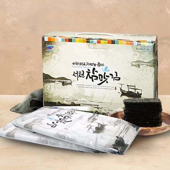 [충남서천] 특산품 재래 참맛김(전장)x15봉