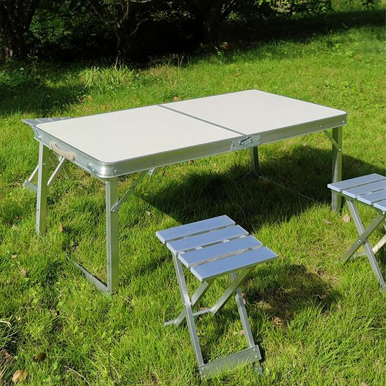 휴대용 알루미늄 대형 접이식 테이블 2color