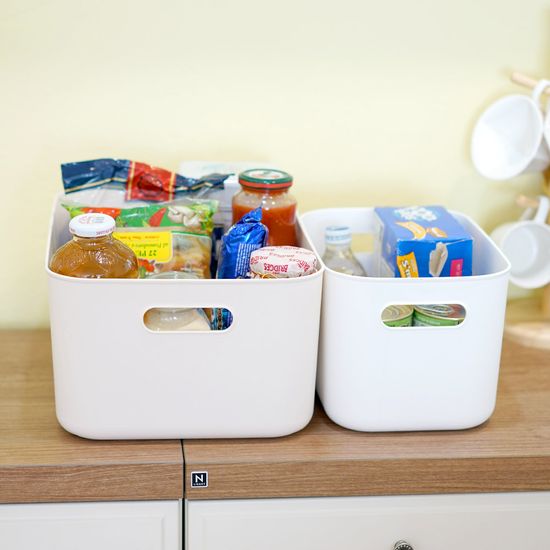 아이엠 리빙박스 수납정리함 M 1+1 손잡이형 공간박스