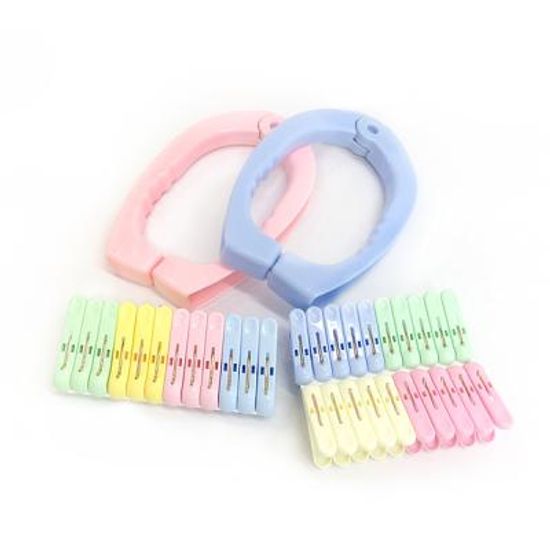 국산 이불집게세트(이불집게2개+빨래집게(대)12개+빨래집게(소)20개)