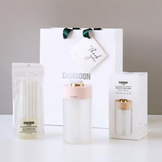 단순생활 휴대용 무선 가습기 350ml 선물패키지
