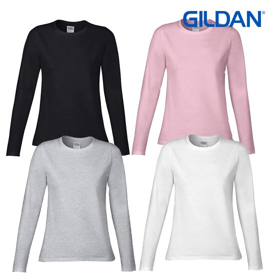 교복몰 (GILDAN) 소프트 무지 긴팔 티셔츠 긴팔티