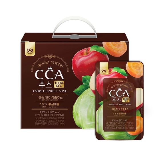Balance Grow CCA 착즙 주스 120ml x 20 건강 음료