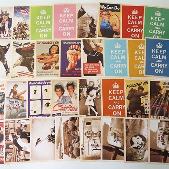 빈티지 감성 엽서세트 32매 2종