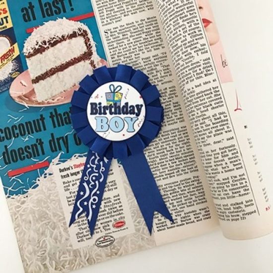 Birthday Ribbon 벌스데이리본(연핑크,블루)
