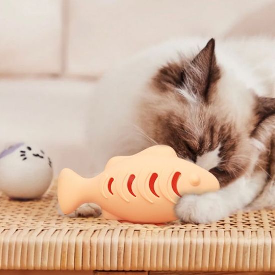 실리콘 먹이 고양이 장난감 스크레쳐 블루(WEE84A5)