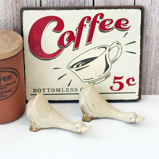 프렌치 도자기 오리 세트