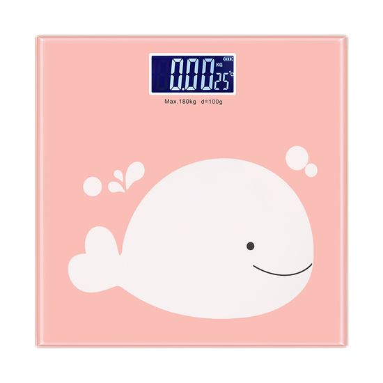 노바리빙 LCD 캐릭터 체중계 고래 판다 동물 유아용