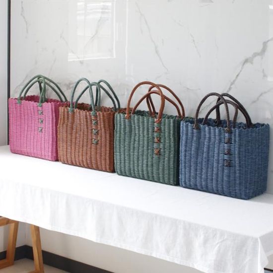 엑스포인트 빨대 가방 2p세트 4color