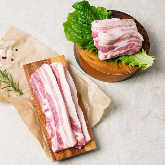 1등급 한돈 암퇘지 삼겹살 500g