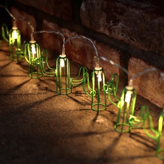 스트링라이트 선인장 조명(AA10구AA20구USB20구)