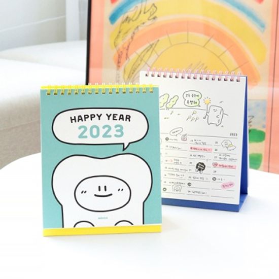 2023 토스티 나를 응원해 탁상 달력 + 데코스티커 2장